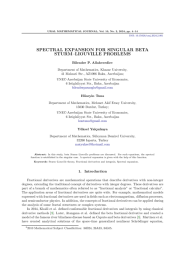 SPECTRAL EXPANSION FOR SINGULAR BETA STURM-LIOUVILLE PROBLEMS