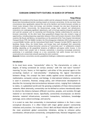 EVROOSIYO ULANISH XUSUSIYATLARI: OPTIMAL QIDIRISHDA