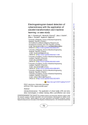 Electrogastrogram-based detection of cybersickness with the application of wavelet transformation and machine learning: a case study