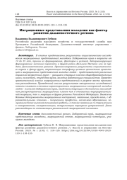 МИГРАЦИОННЫЕ ПРЕДСТАВЛЕНИЯ МОЛОДЕЖИ КАК ФАКТОР РАЗВИТИЯ ДАЛЬНЕВОСТОЧНОГО РЕГИОНА