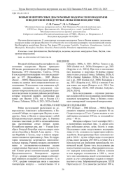 НОВЫЕ И ИНТЕРЕСНЫЕ ДИАТОМОВЫЕ ВОДОРОСЛИ ИЗ ВОДОЕМОВ И ВОДОТОКОВ МЕЖДУРЕЧЬЯ ЛЕНЫ И ВИЛЮЯ (ЯКУТИЯ)